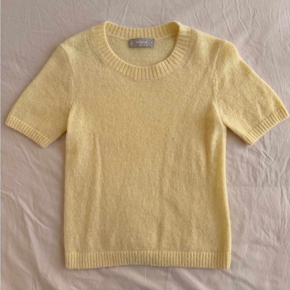 Everlane Wool Short Sleeve Sweater
